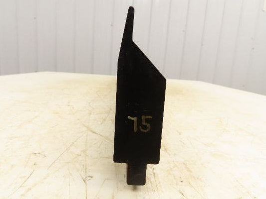 Press Brake Punch Die 75" Long 1/8" Round Over 10° V Offset 3-3/4" H