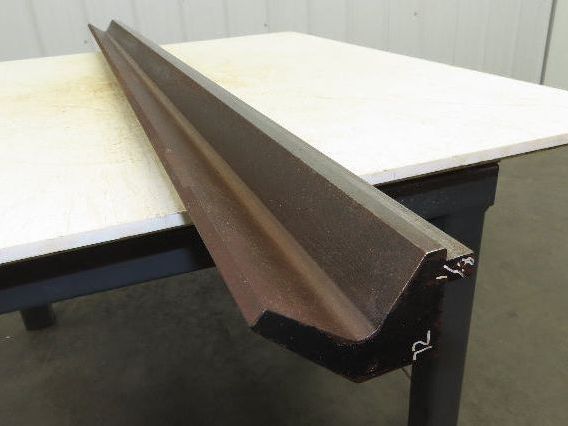 Press Brake Punch Die 72-1/8" Long 90° V 7/16" Finger 2" Return 3-3/4" H