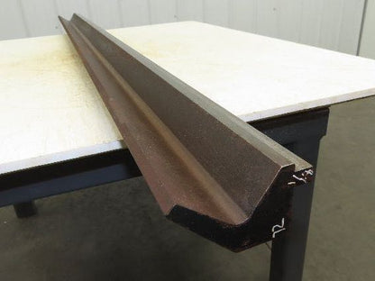 Press Brake Punch Die 72-1/8" Long 90° V 7/16" Finger 2" Return 3-3/4" H