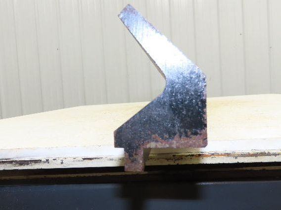 Press Brake Punch Die 72-1/8" Long 90° V 7/16" Finger 2" Return 3-3/4" H