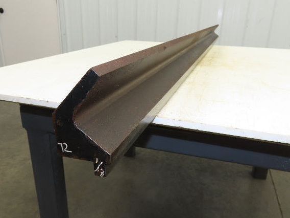 Press Brake Punch Die 72-1/8" Long 90° V 7/16" Finger 2" Return 3-3/4" H