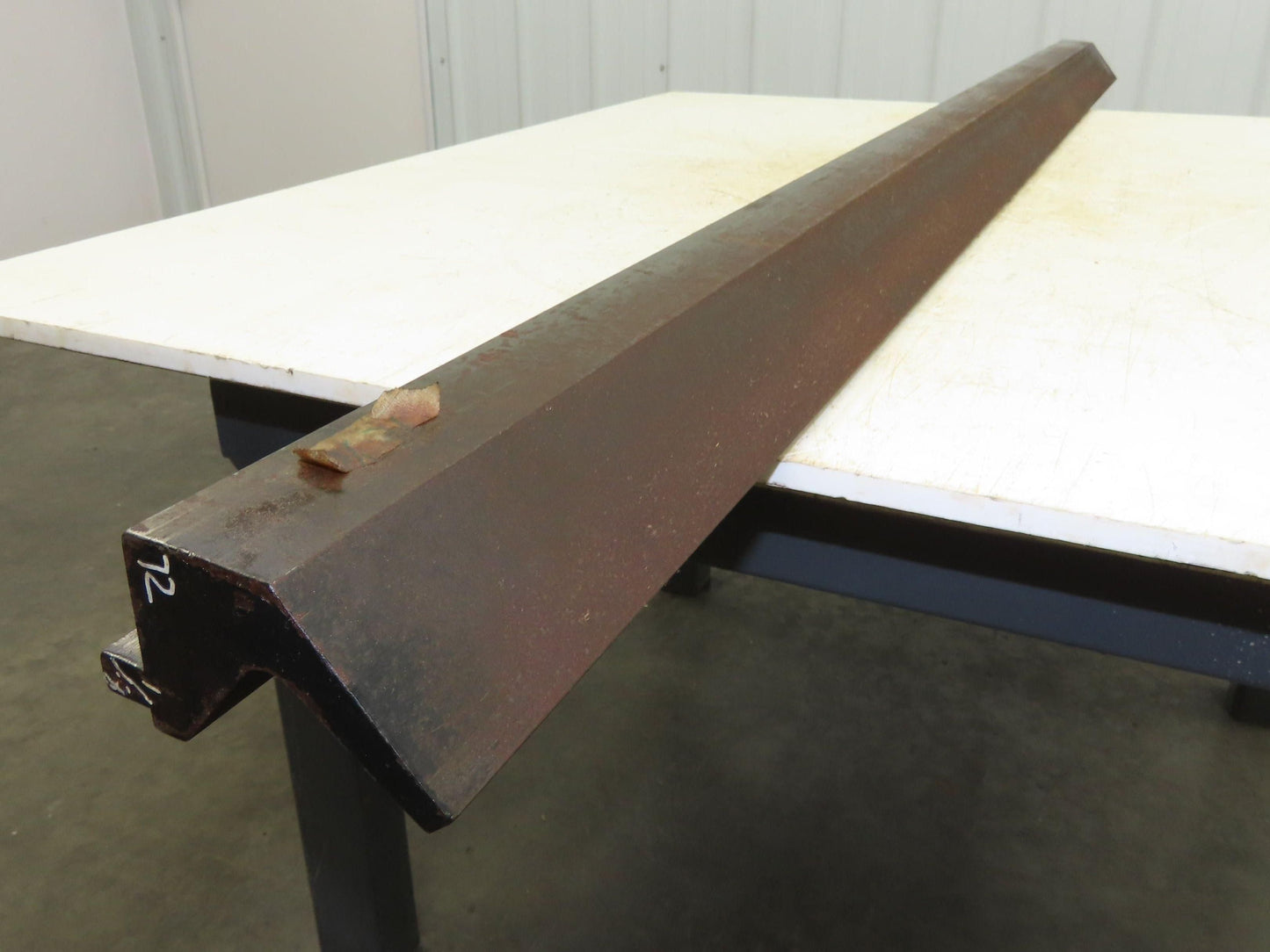 Press Brake Punch Die 72-1/8" Long 90° V 7/16" Finger 2" Return 3-3/4" H