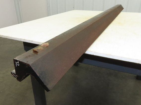 Press Brake Punch Die 72-1/8" Long 90° V 7/16" Finger 2" Return 3-3/4" H