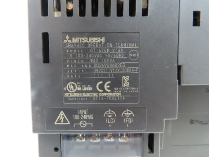 Mitsubishi GT1675M-VTBA GOT1000 Graphic Operator Control Panel 10.4" Touchscreen
