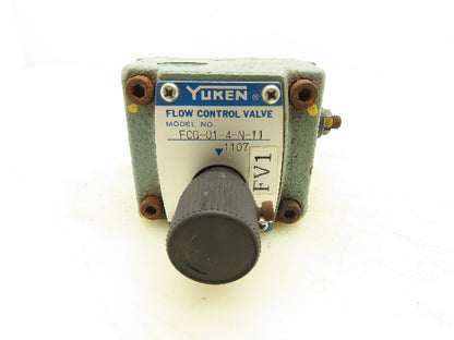 Yuken FCG-01-4-N-11 Hydraulic Flow Control Check Valve