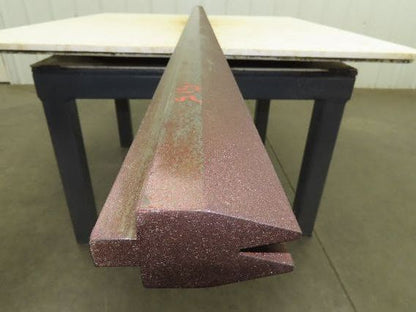 Press Brake Die 96-9/16" Long 30° Acute V 7/16" W 13/16" D 1/2" Tang