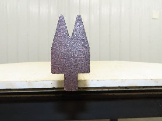 Press Brake Die 96-9/16" Long 30° Acute V 7/16" W 13/16" D 1/2" Tang