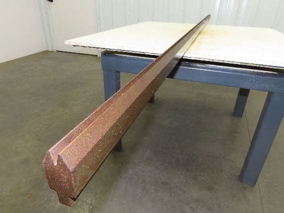 Press Brake Die 96-1/2" Long 30° Acute V 5/16" W 1/2" D 1-3/4" H 1/2" Tang