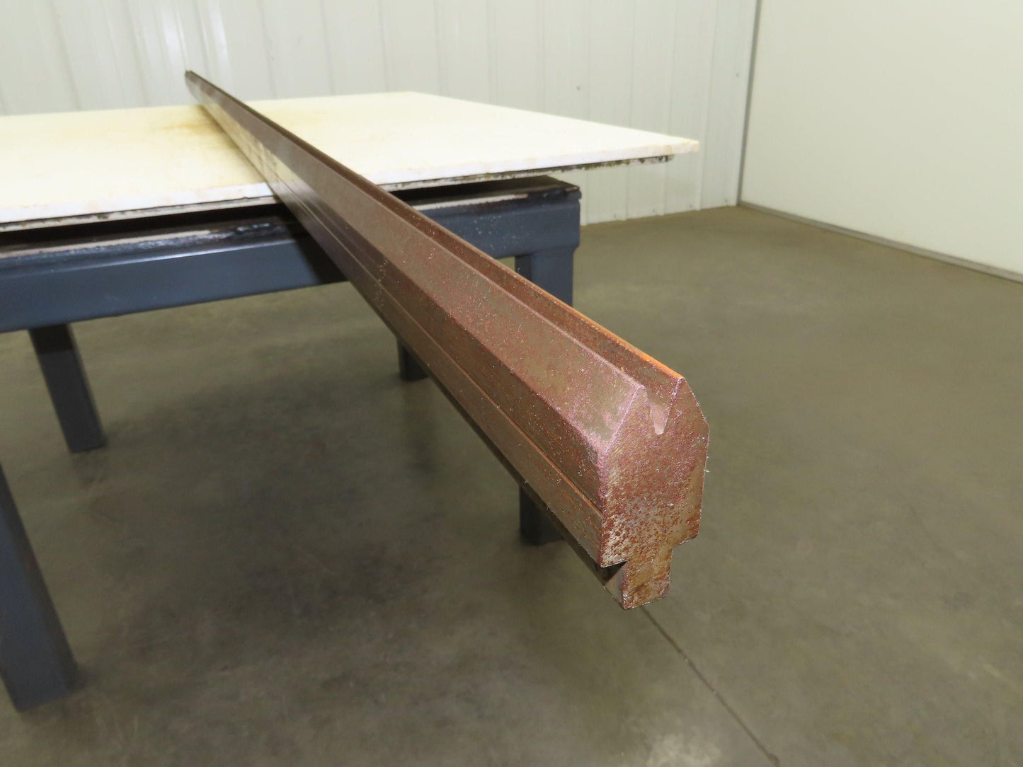 Press Brake Die 96-1/2" Long 30° Acute V 5/16" W 1/2" D 1-3/4" H 1/2" Tang