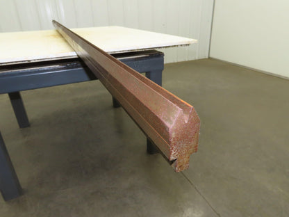 Press Brake Die 96-1/2" Long 30° Acute V 5/16" W 1/2" D 1-3/4" H 1/2" Tang