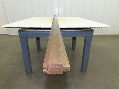 Press Brake Die 96-1/2" Long 30° Acute V 5/16" W 1/2" D 1-3/4" H 1/2" Tang