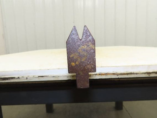 Press Brake Die 96-1/2" Long 30° Acute V 5/16" W 1/2" D 1-3/4" H 1/2" Tang