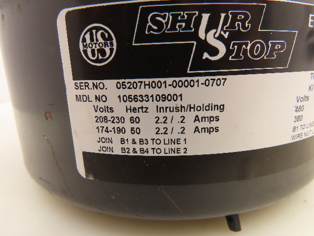 US Motors Shur Stop 105633109001 Electric Brake Kit 230/460V 10 Ft-Lb 182/184T