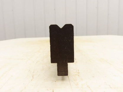 Press Brake Die 88-9/16" Long 90° V 5/16" W 3/16" Deep 1-3/4" H 1/2" Tang