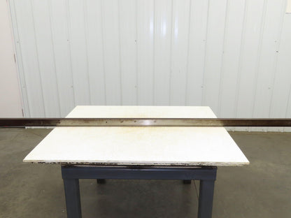Press Brake Die 88-9/16" Long 90° V 5/16" W 3/16" Deep 1-3/4" H 1/2" Tang