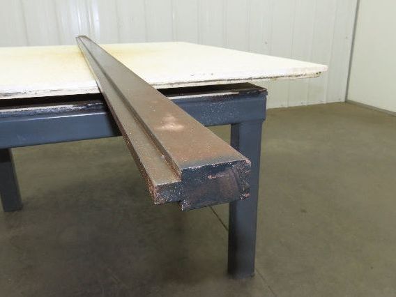 Press Brake Die 88-9/16" Long 90° V 5/16" W 3/16" Deep 1-3/4" H 1/2" Tang