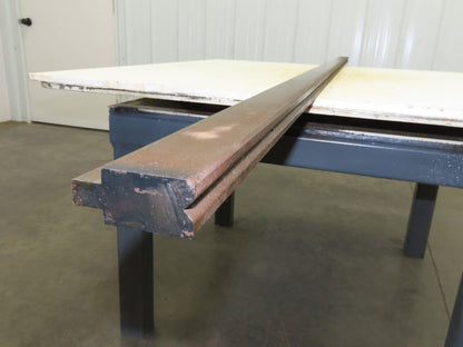 Press Brake Die 88-9/16" Long 90° V 5/16" W 3/16" Deep 1-3/4" H 1/2" Tang