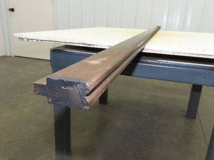 Press Brake Die 88-9/16" Long 90° V 5/16" W 3/16" Deep 1-3/4" H 1/2" Tang