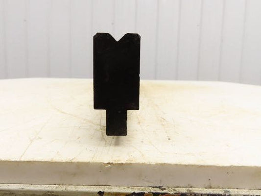 Press Brake Die 88-9/16" Long 90° V 5/16" W 3/16" Deep 1-3/4" H 1/2" Tang
