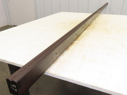 Press Brake Die 97-1/16" Long 90° V 1/4" W 5/32" Deep 1-3/4" H 1/2" Tang