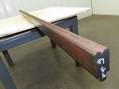 Press Brake Die 97-1/16" Long 90° V 1/4" W 5/32" Deep 1-3/4" H 1/2" Tang