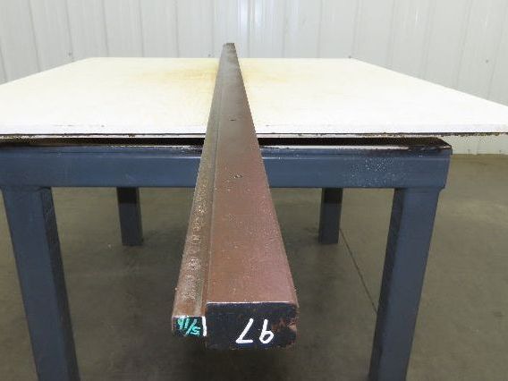 Press Brake Die 97-1/16" Long 90° V 1/4" W 5/32" Deep 1-3/4" H 1/2" Tang
