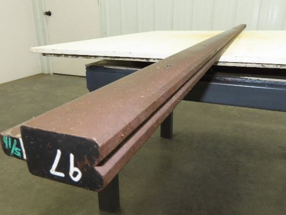 Press Brake Die 97-1/16" Long 90° V 1/4" W 5/32" Deep 1-3/4" H 1/2" Tang