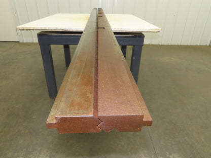 Press Brake Punch Die Set 120" Long 90° Offset Z Bend 9/16" W 5/16" D 1/2" Tang