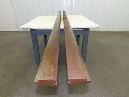 Press Brake Punch Die Set 120" Long 90° Offset Z Bend 9/16" W 5/16" D 1/2" Tang