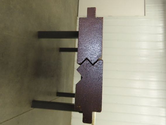 Press Brake Punch Die Set 120" Long 90° Offset Z Bend 9/16" W 5/16" D 1/2" Tang