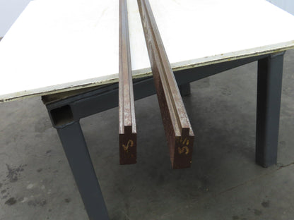 Press Brake Punch Die Set 72-13/16" Long 80° Offset Z Bend 1/16" Deep