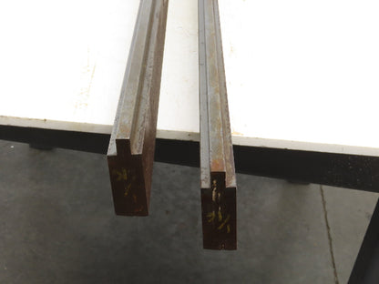 Press Brake Punch Die Set 72-13/16" Long 80° Offset Z Bend 1/16" Deep