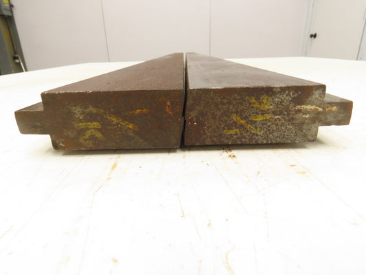 Press Brake Punch Die Set 72-13/16" Long 80° Offset Z Bend 1/16" Deep