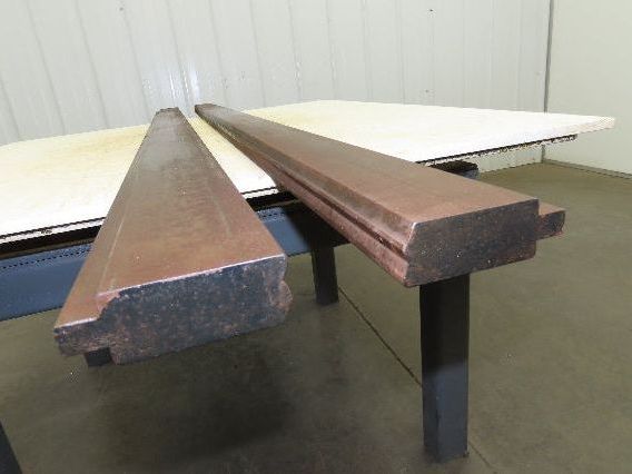 Press Brake Die Offset Z Bend 72-11/16" Long 130° V 7/16" W 3/32" D 1/2" Tang