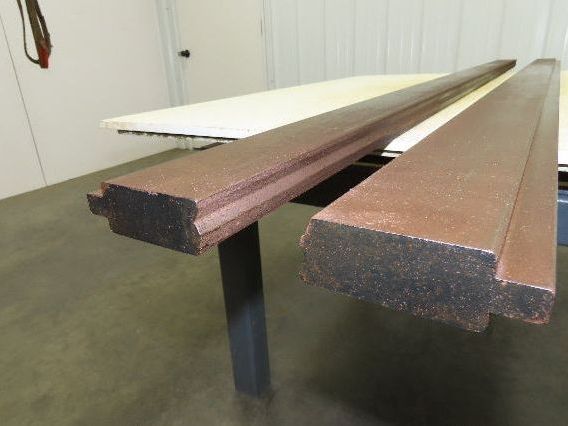 Press Brake Die Offset Z Bend 72-11/16" Long 130° V 7/16" W 3/32" D 1/2" Tang