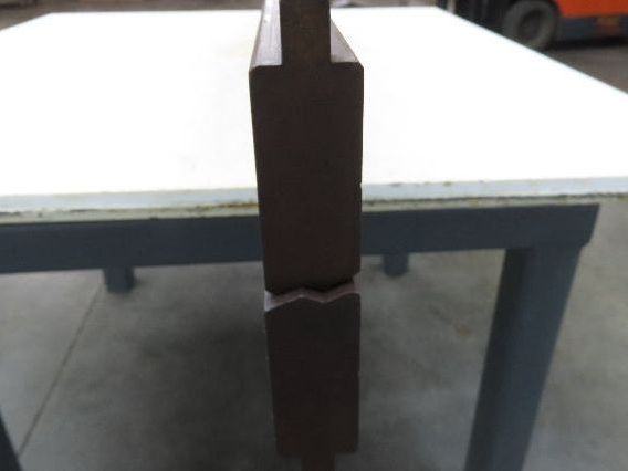 Press Brake Die Offset Z Bend 72-11/16" Long 130° V 7/16" W 3/32" D 1/2" Tang