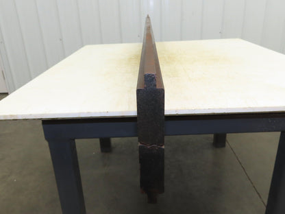 Press Brake Die Offset Z Bend 72-11/16" Long 130° V 7/16" W 3/32" D 1/2" Tang