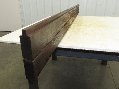 Press Brake Die Offset Z Bend 72-11/16" Long 130° V 7/16" W 3/32" D 1/2" Tang