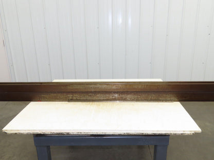 Press Brake Die Offset Z Bend 72-11/16" Long 130° V 7/16" W 3/32" D 1/2" Tang