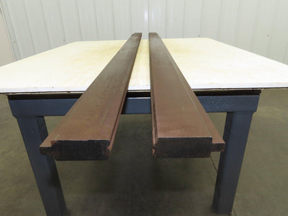 Press Brake Die Offset Z Bend 72-11/16" Long 130° V 7/16" W 3/32" D 1/2" Tang