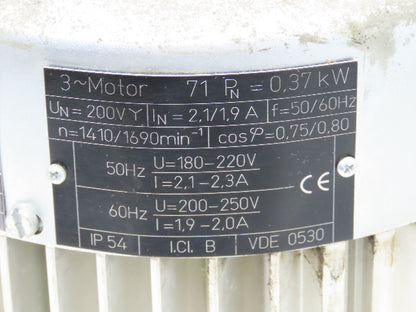 Hawe HK24/1-H0.46 Hydraulic Pump Power Pack Unit 5L Tank .5L/Min 220V 3PH