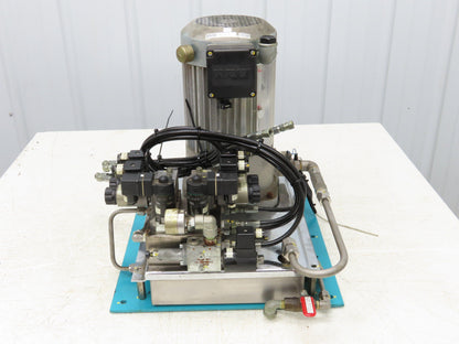 Hawe HK24/1-H0.46 Hydraulic Pump Power Pack Unit 5L Tank .5L/Min 220V 3PH