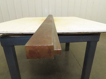 Press Brake Die Blank 73" Long 1/2" Safety Tang 2-3/4" H 1-15/32" W