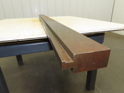 Press Brake Die Blank 73" Long 1/2" Safety Tang 2-3/4" H 1-15/32" W