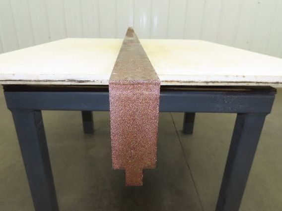 Press Brake Die Blank 72-13/16" Long 2-5/8" H 1-1/4" W 1/2" Tang