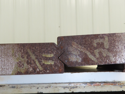 Press Brake Punch Die Set 48" Long 85° Offset Z Bend 7/16" W 7/32" Deep