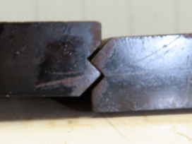 Press Brake Punch Die Set 48" Long 85° Offset Z Bend 7/16" W 7/32" Deep