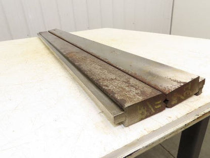 Press Brake Punch Die Set 48" Long 85° Offset Z Bend 7/16" W 7/32" Deep
