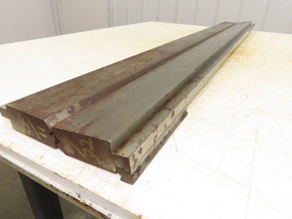 Press Brake Punch Die Set 48" Long 85° Offset Z Bend 7/16" W 7/32" Deep