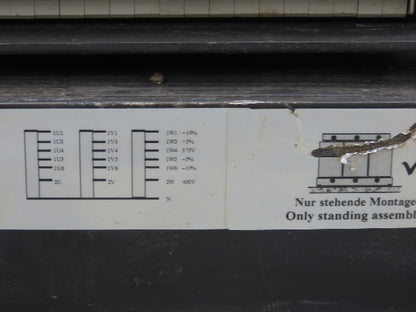 EMB Wittlich MKDsp30 3-Phase Auto Transformer 70 KVA 575V - 400/230V 3PH